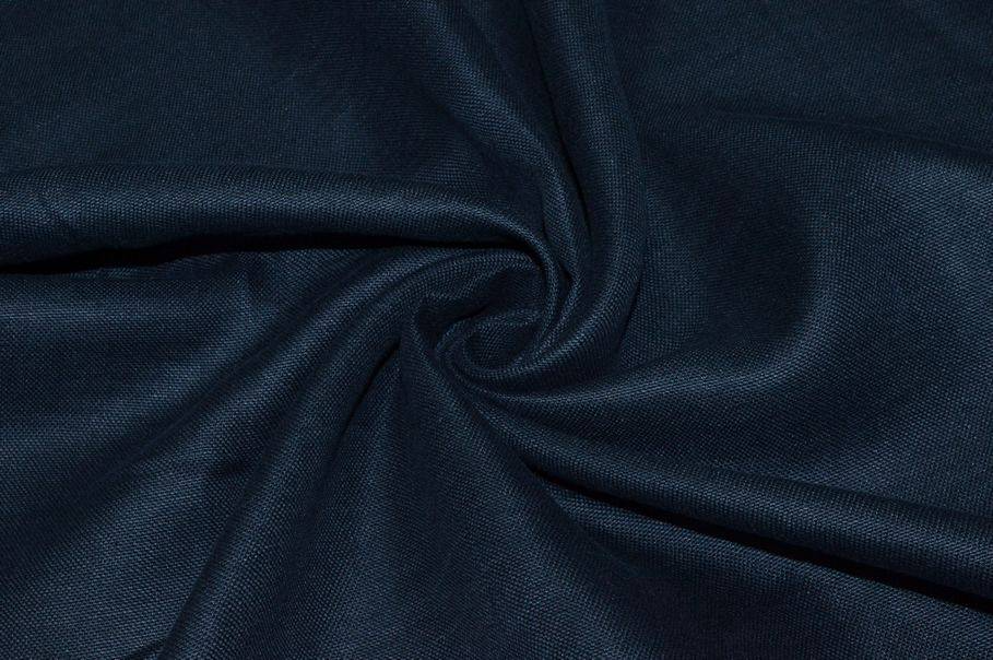 Lino pesante di colore blu scuro, tessuto strutturato ottimo per cucire accessori da mare.